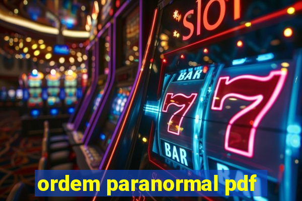 ordem paranormal pdf